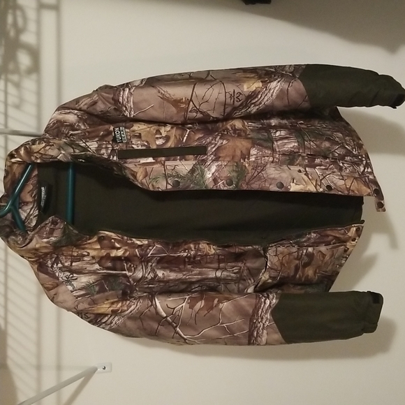Real tree forest camoflage tech parka - Picture 3 of 7